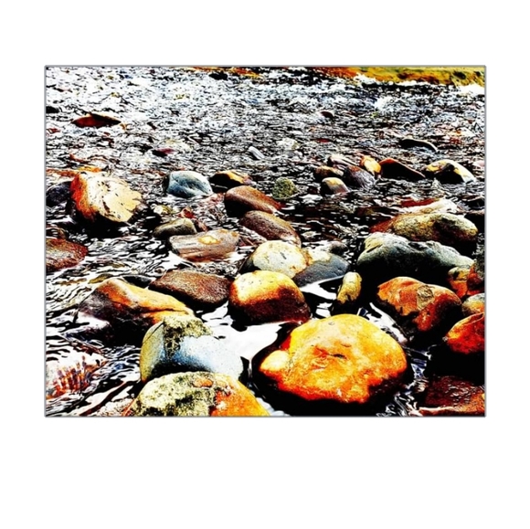 ShanRiLa Other - Rocky Ocean River Photography Print